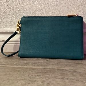 Dagne Dover Clutch - Teal Geen - Gold-Tone Hardware